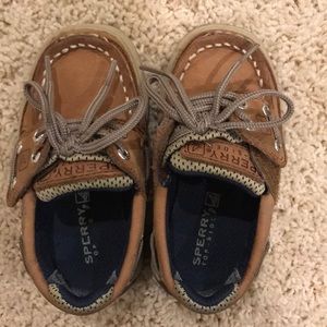 Toddler boys Sperry Top Sider boat shoe size 6